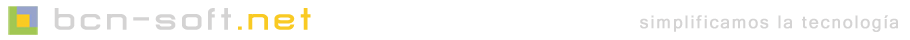 Encabezado con logo de la Web de BCN-SOFT.net